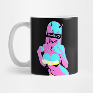 ダーリング Daringu #3 Zero Two Darling Franxx Glitch Edit Mug